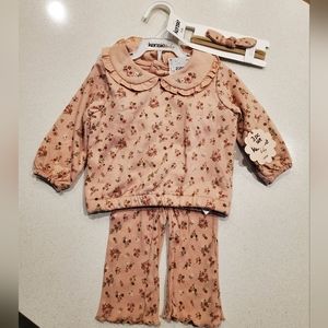 New. Kensie 3 peice set. Size 6-9mths
